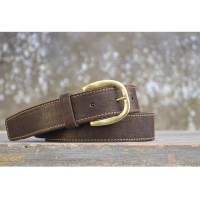 CEINTURE CUIR BRUN| La french